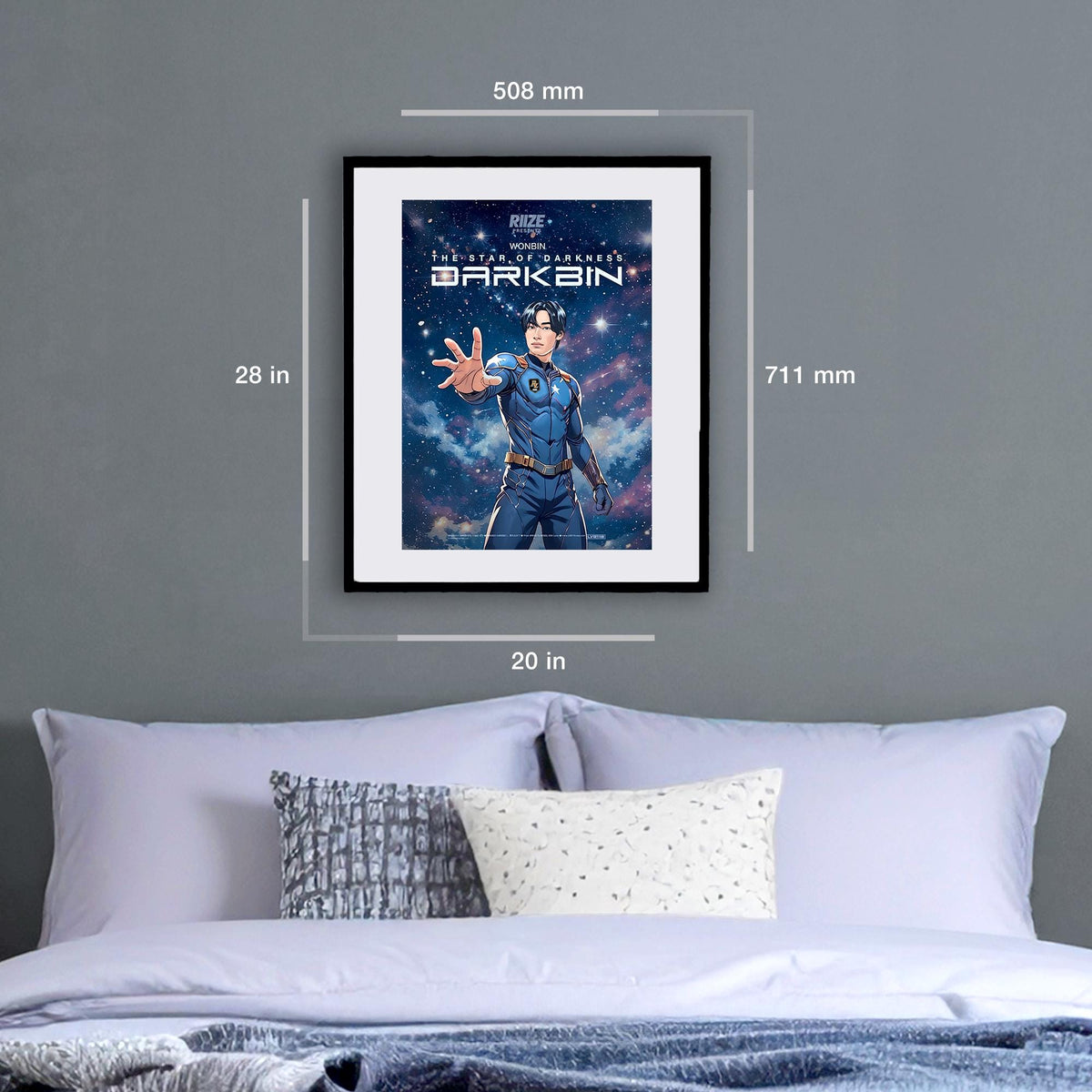 DARKBIN Poster - Wonbin - RIIZE