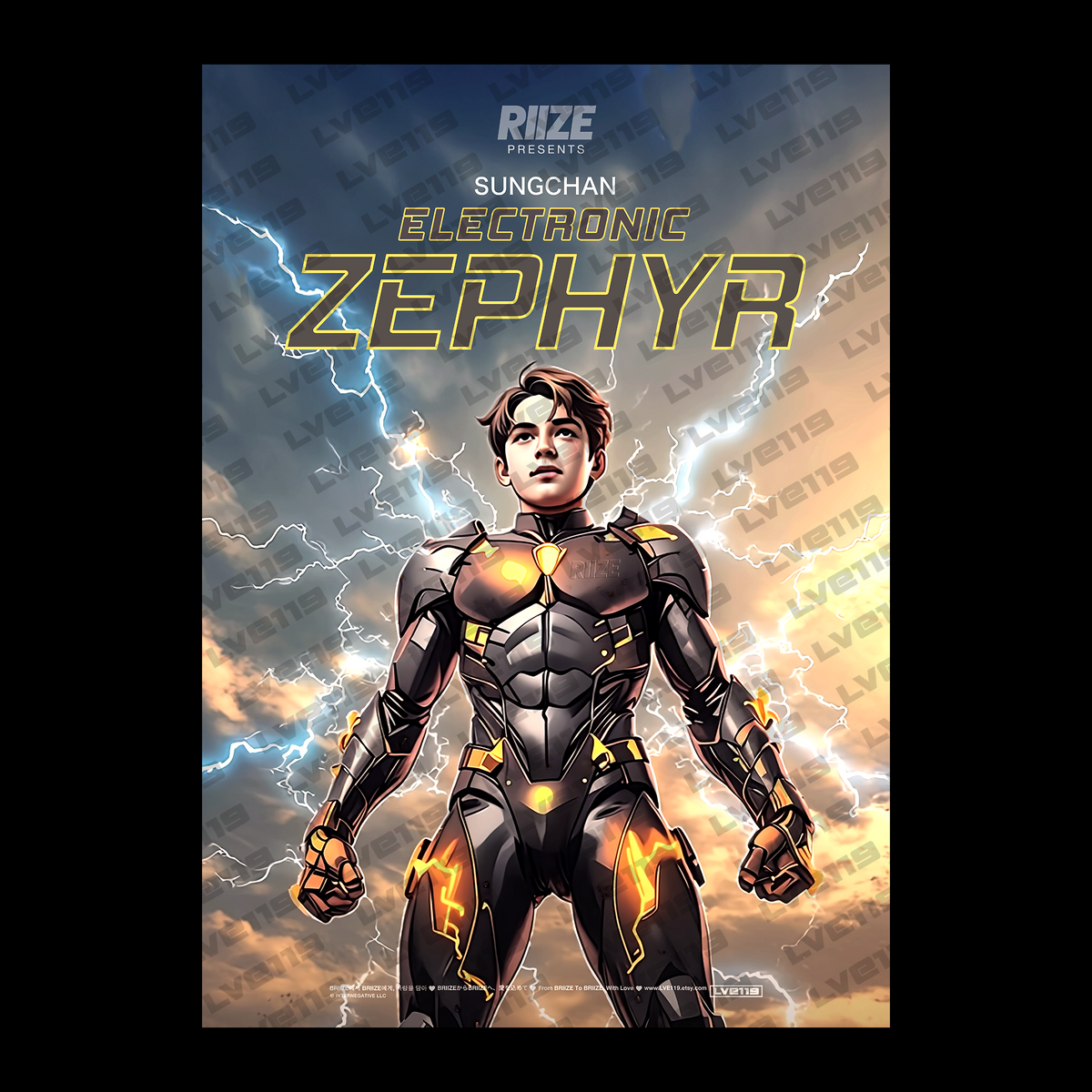 RIIZE “Electronic Zephyr” Poster (SUNGCHAN) [PH]
