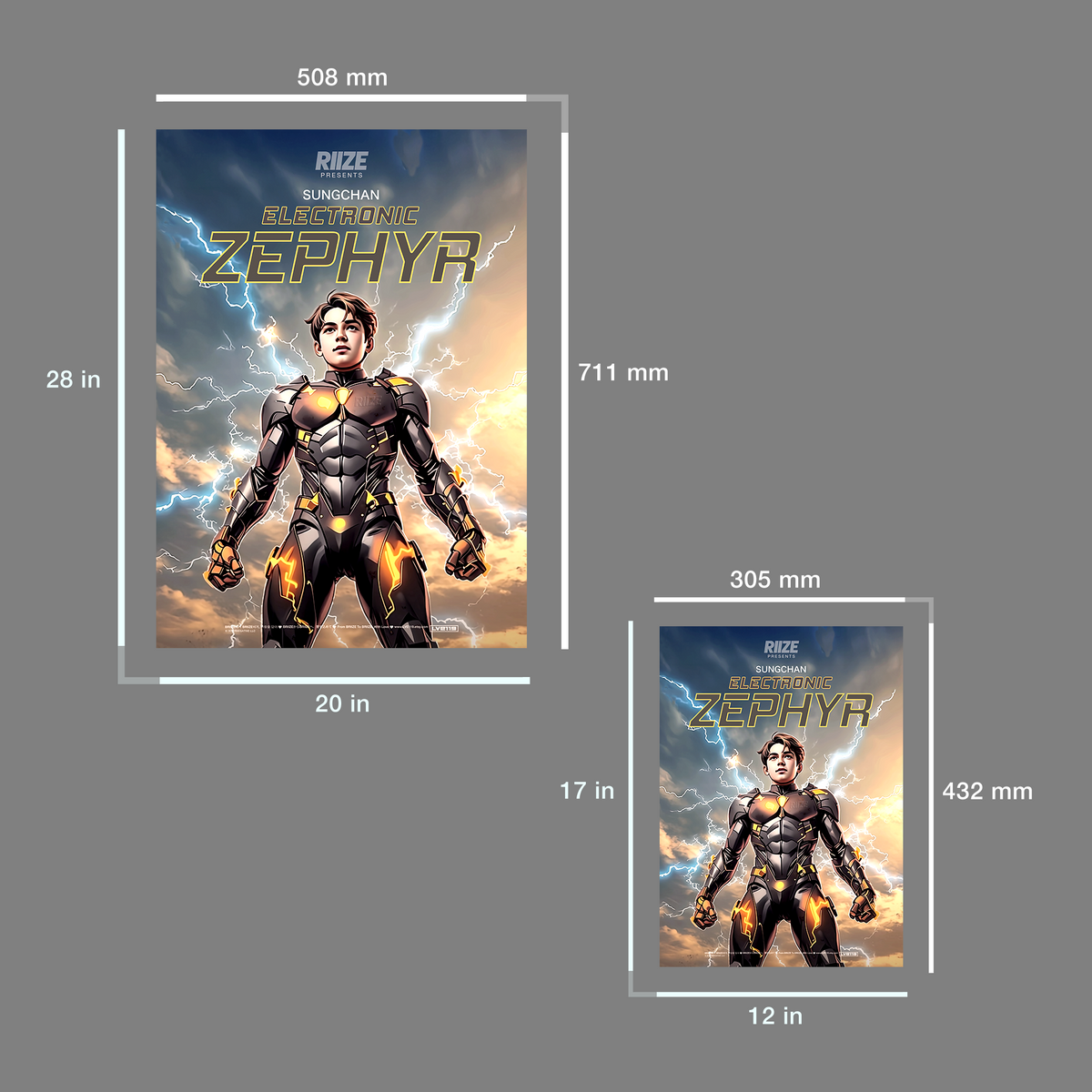 RIIZE “Electronic Zephyr” Poster (SUNGCHAN) [PH]