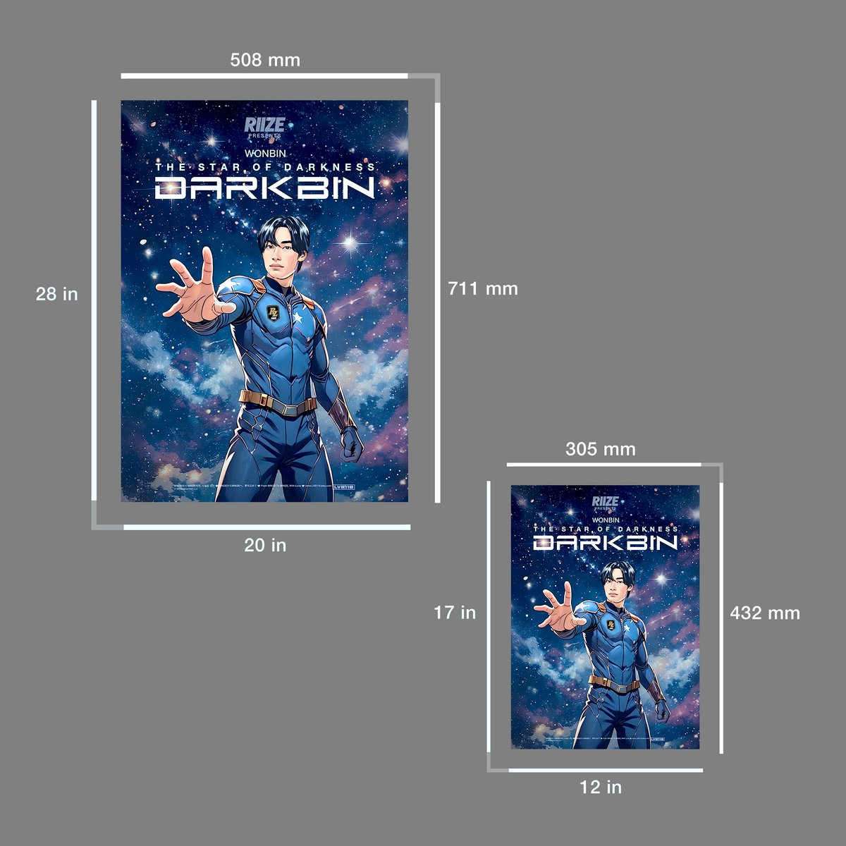 RIIZE “Darkbin” Poster (WONBIN) [PH]